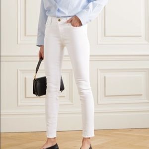 FRAME Le skinny de Jeanne white jeans